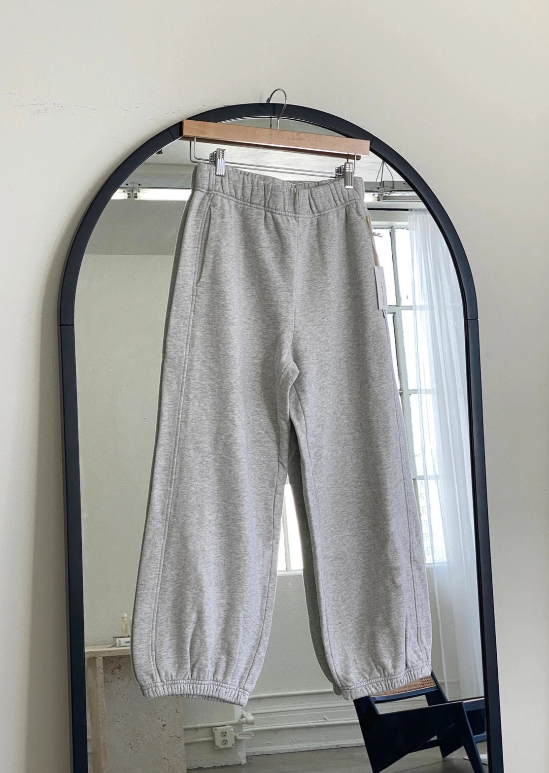 French Terry Balloon Pants | Heather Grey