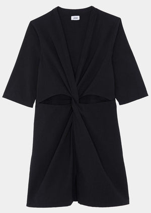 Paloma Cutout Twist Dress | Black
