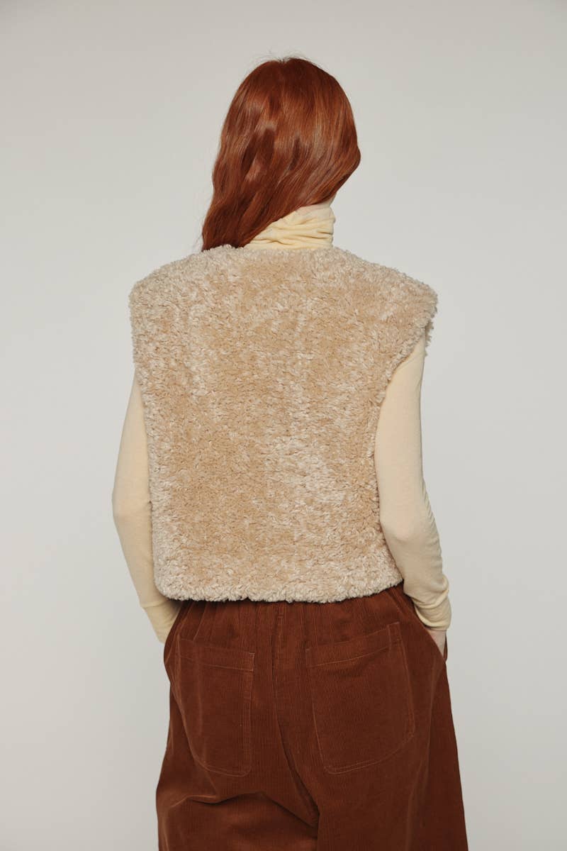 Reversible Short Fur Vest