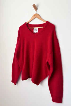 James Mohair Sweater | Red