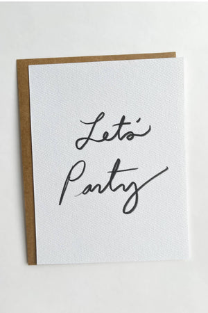 Let's Party Card