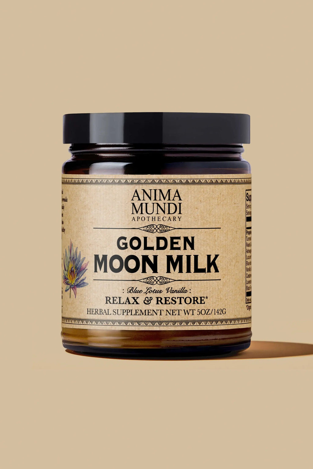 Golden Moon Milk | Blue Lotus Vanilla