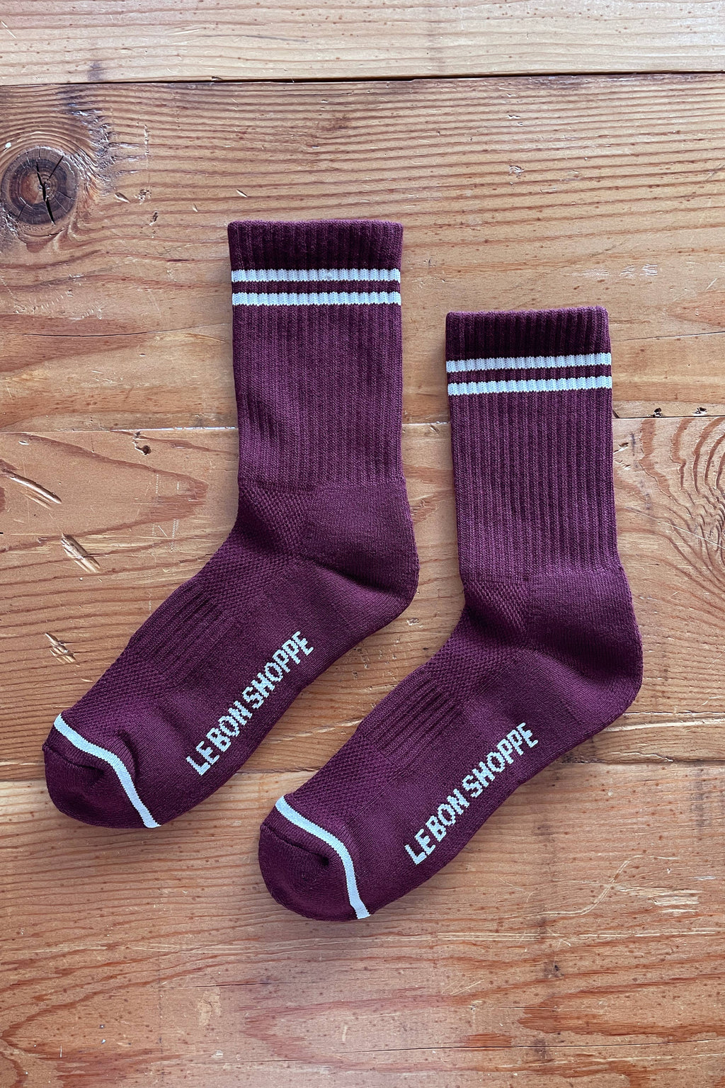 Boyfriend Socks | Maroon