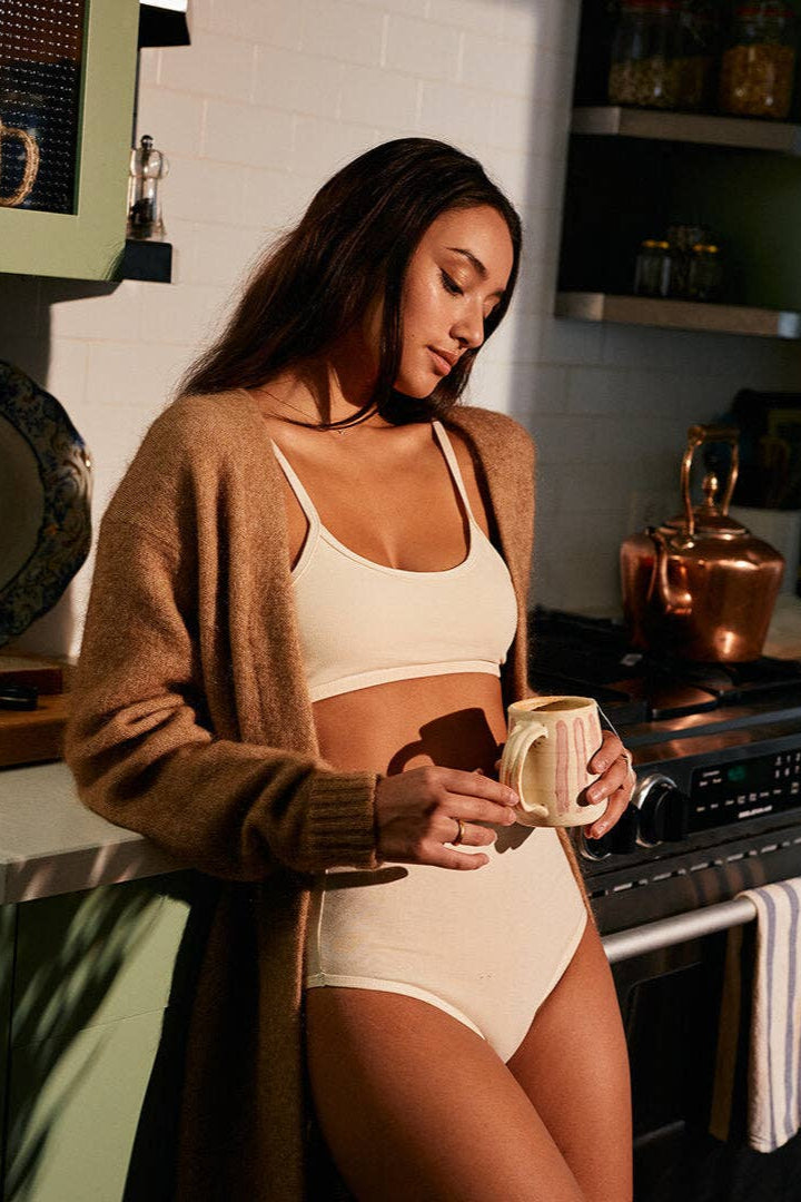 High Waist Undies | Macadamia