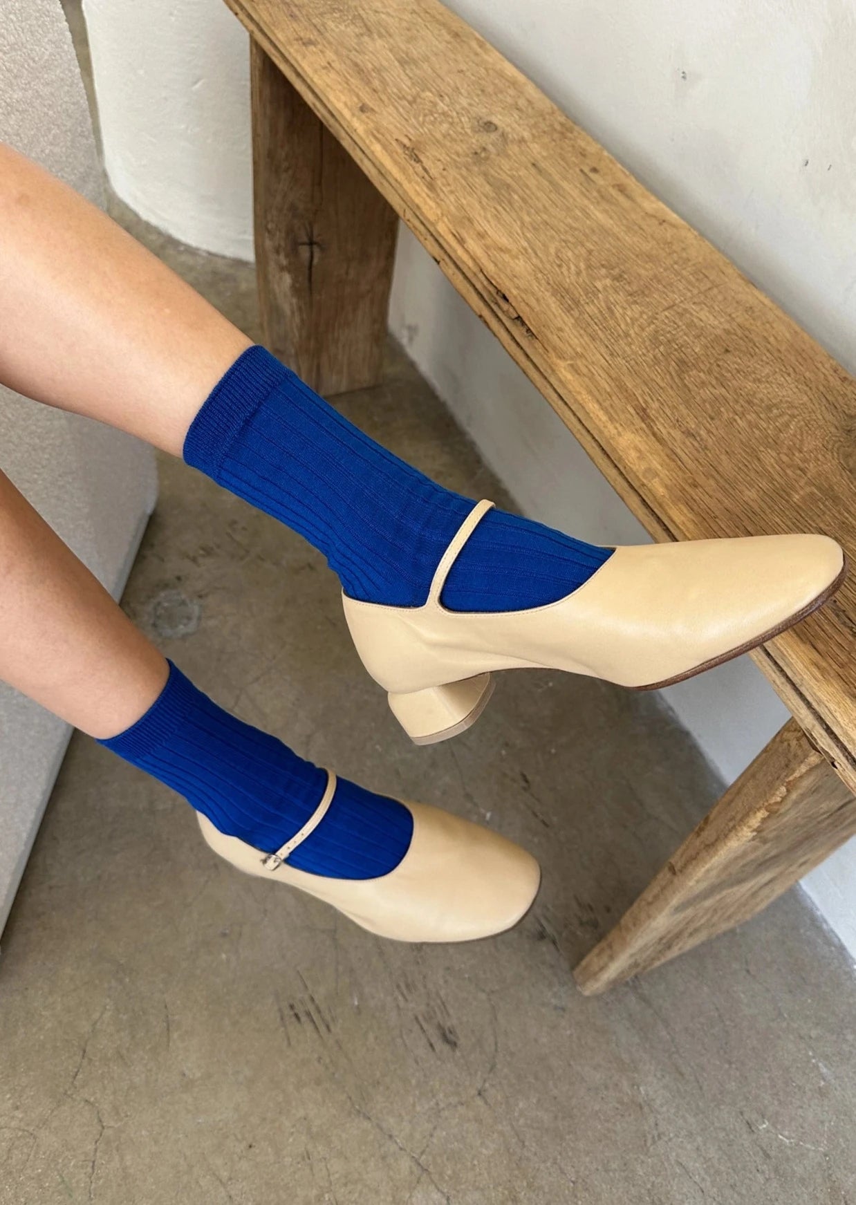 Her Socks | Cobalt