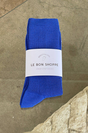 Crisp Step Socks | Blue