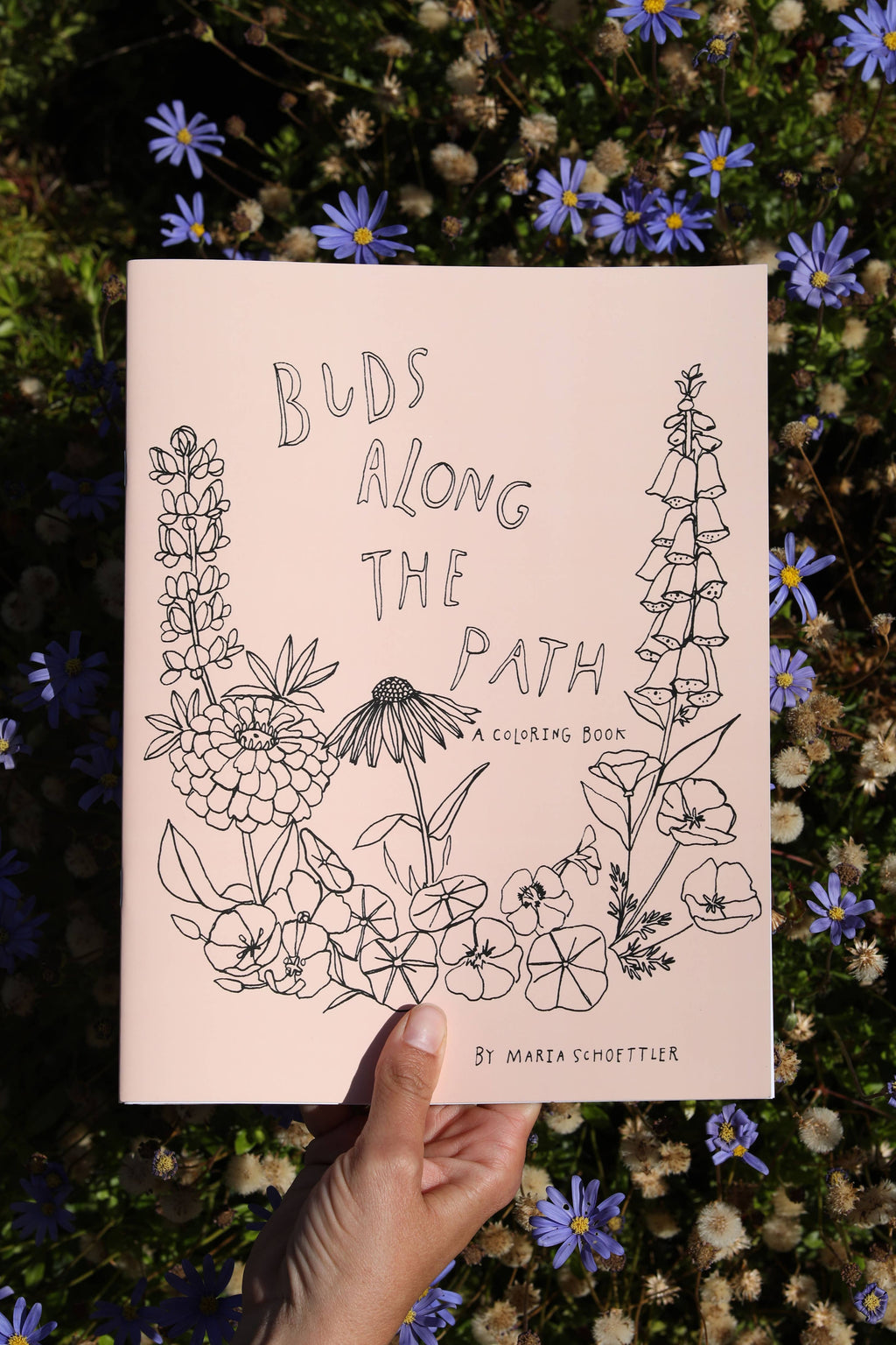 Buds Along the Path Coloring Book