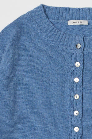 The Stacey Cardigan | Blue