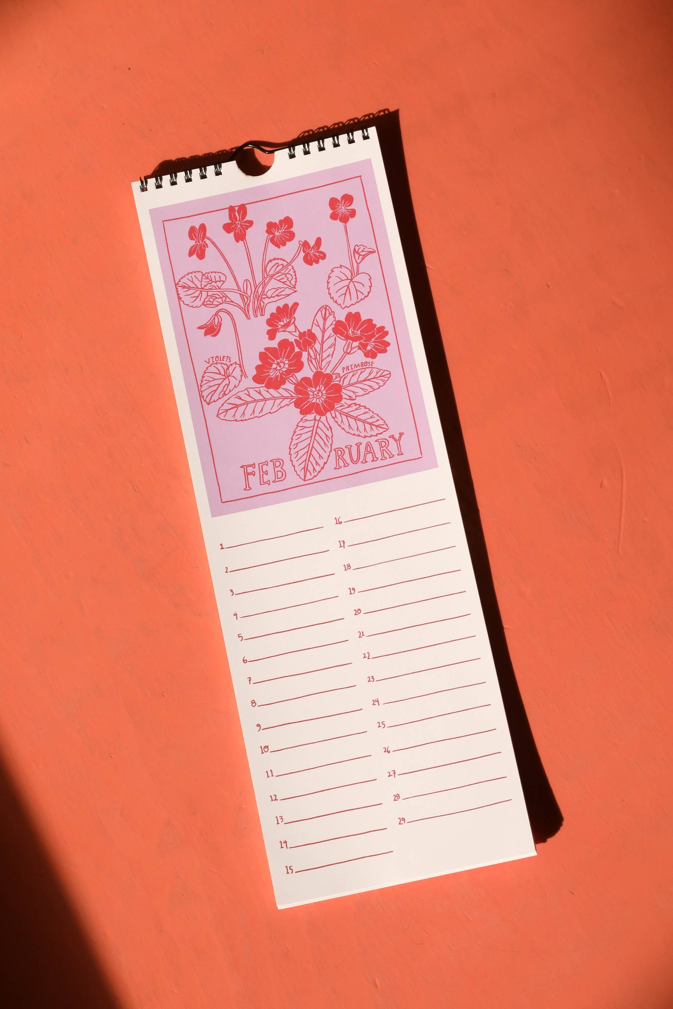 Perennial Birth Month Flower Calendar