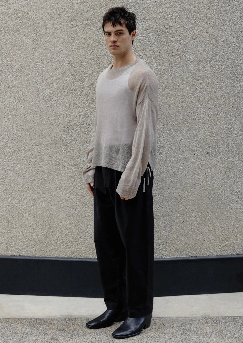 Ingrid Sweater | Grey Beige