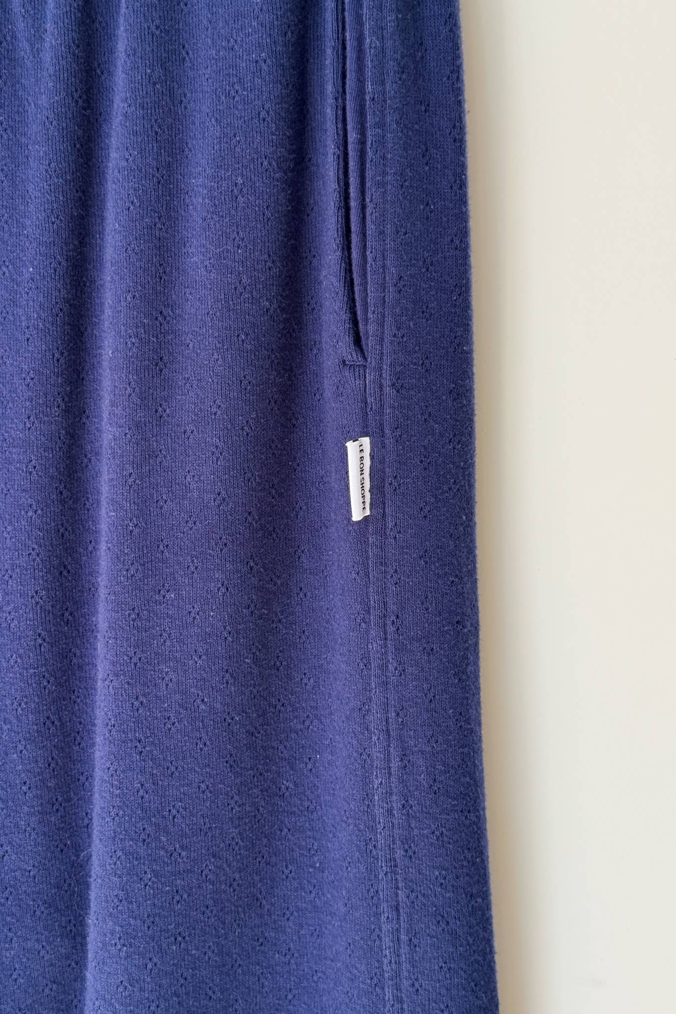 Pointelle Balloon Pants | Navy