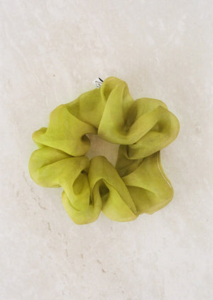 Silk Organza Scrunchie | Sage