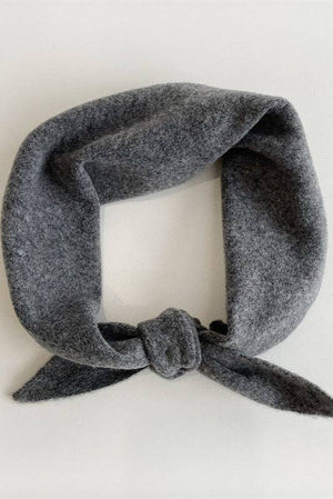 Fuzzy Wool Cravat Scarf