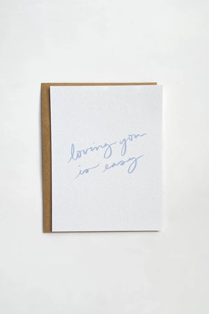 Card | Loving You is Easy