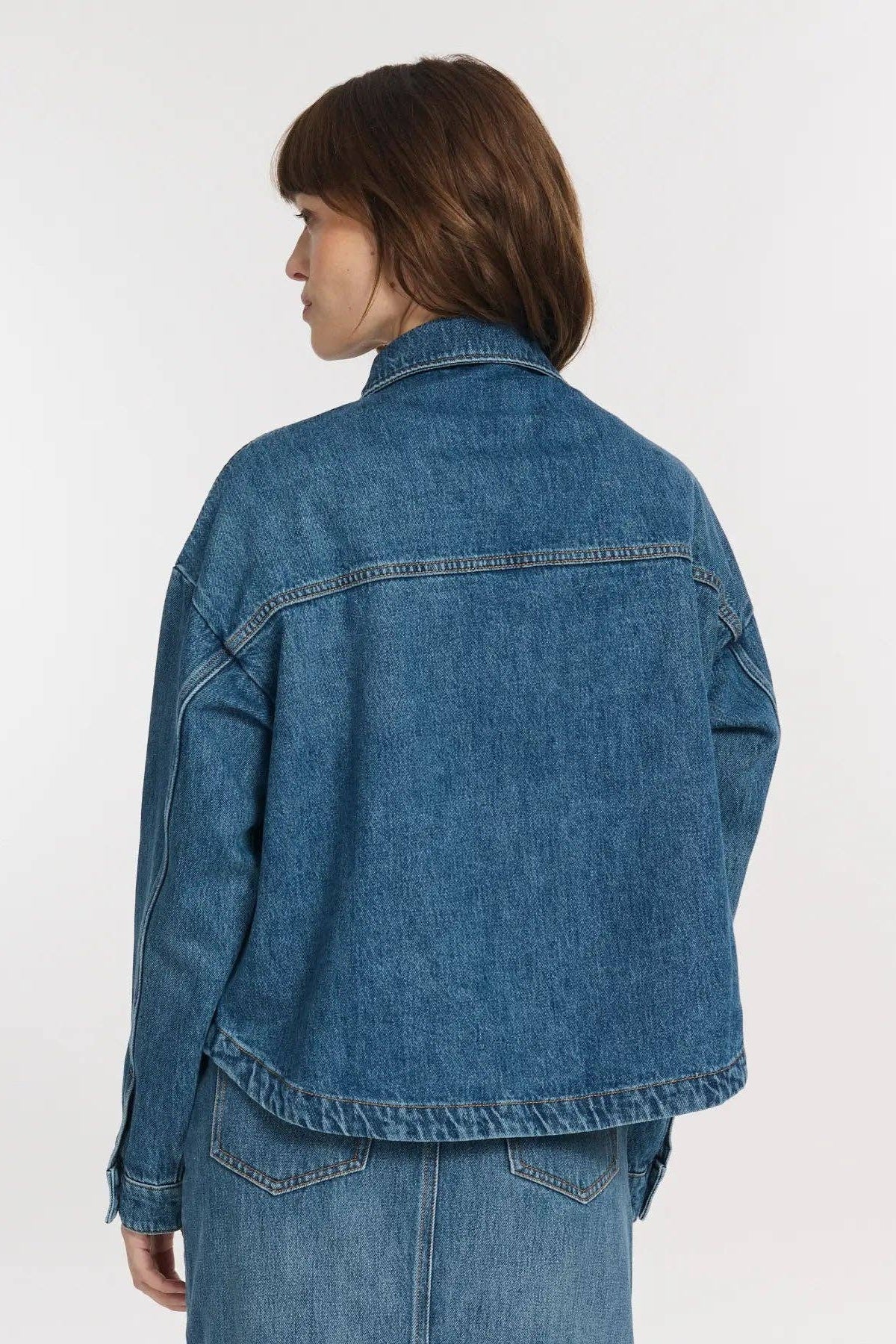 Betty Denim Jacket | Mid Blue
