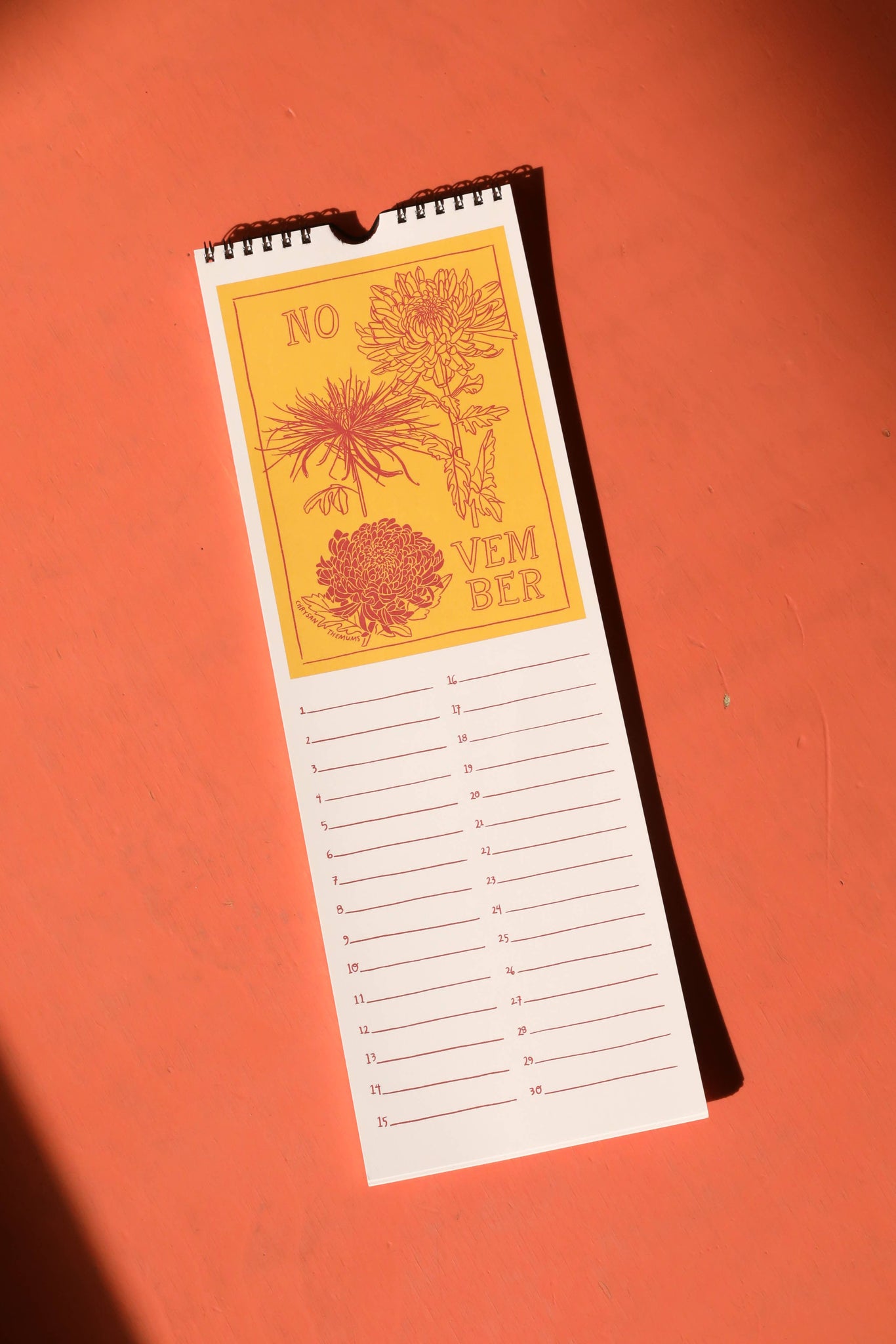 Perennial Birth Month Flower Calendar