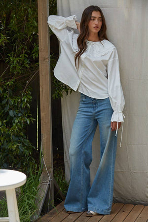 Cotton Embroidered Blouse
