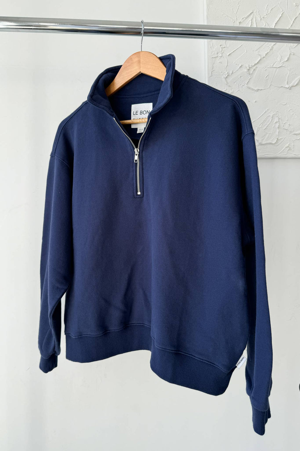 French Terry Noah Top | Navy