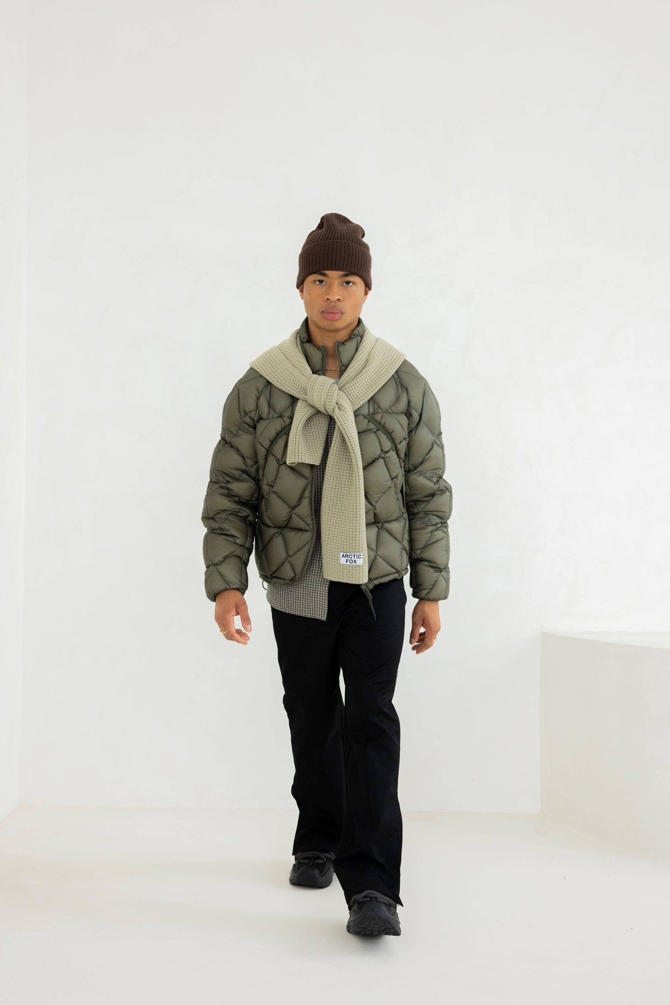 Merino Wool Beanie | Dark Earth