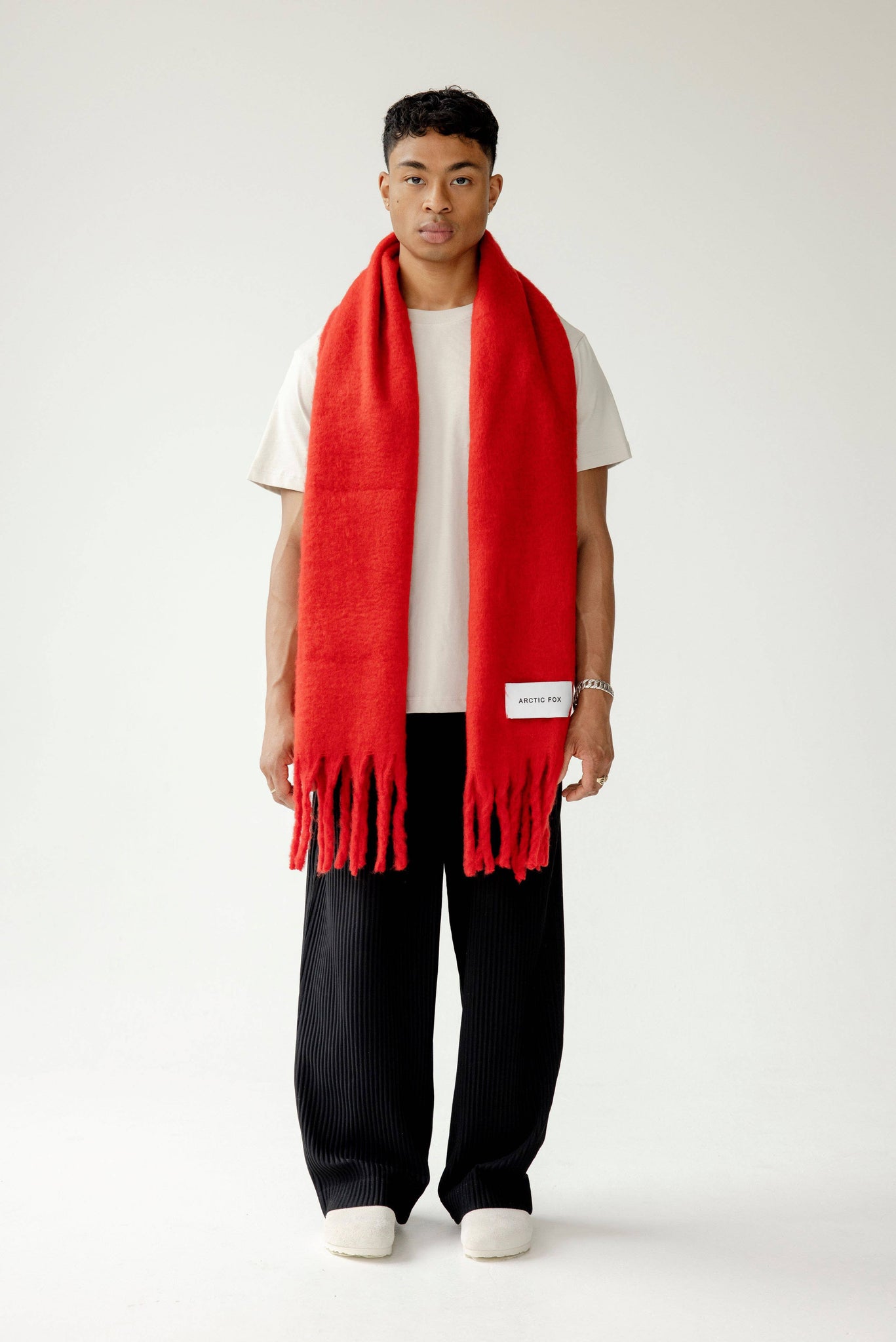 The Stockholm Scarf | Crimson Red