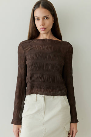 The Runa Top | Brown