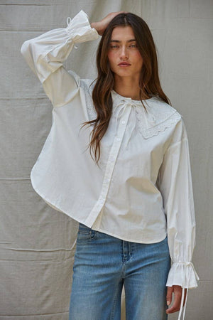 Cotton Embroidered Blouse