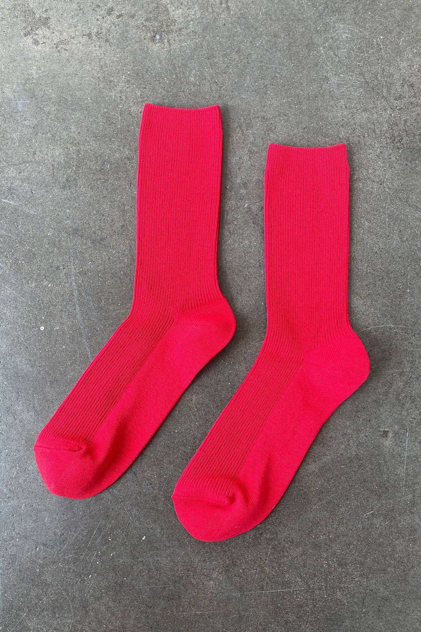 Crisp Step Socks | Red