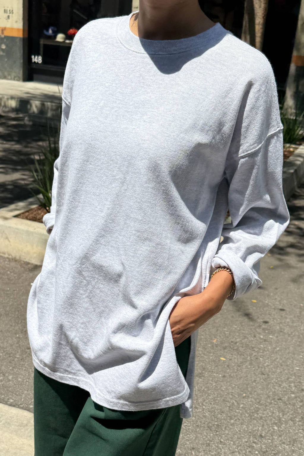 Sunday Tee | Icy Grey