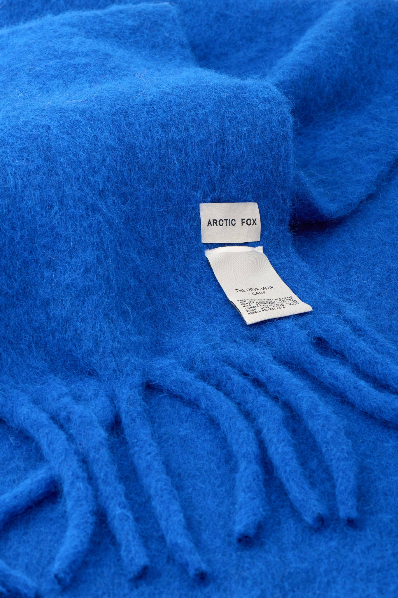 The Reykjavik Scarf with RWS Wool | Electric Blue