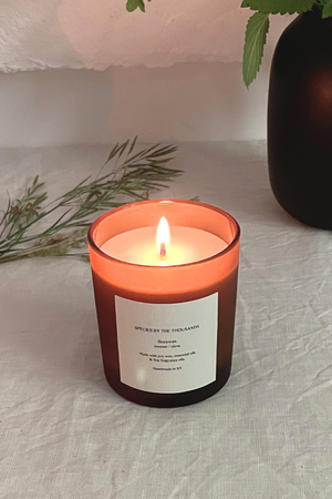 Beeswax, Incense + Clove Handcrafted Soy Candle