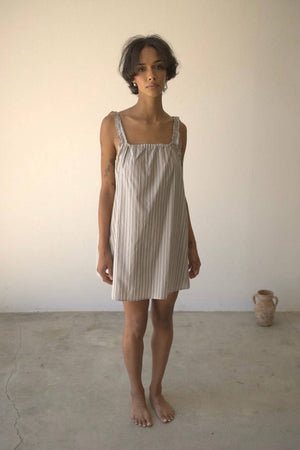 Deia Slip Dress | Stripe