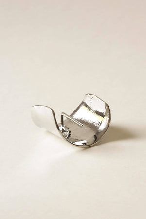 Metal Hair Ponytail Cuff Stick | Silver