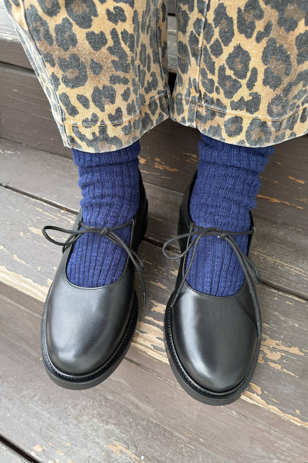 Cottage Socks | Navy