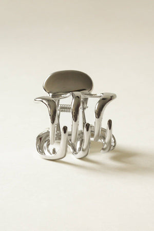 Metal Hair Claw Clip | Silver