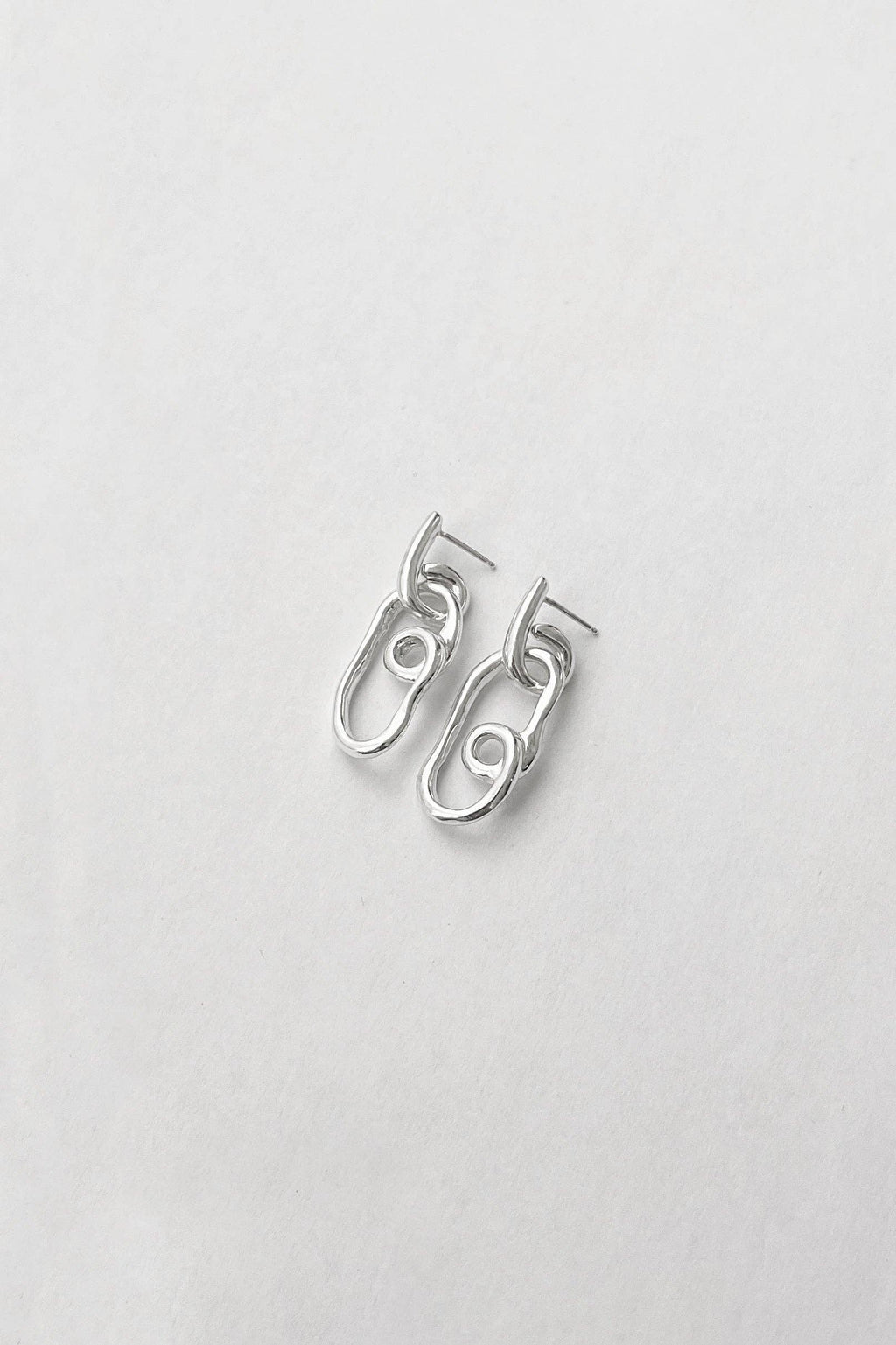 Loop Dangle Earrings | Sterling Silver