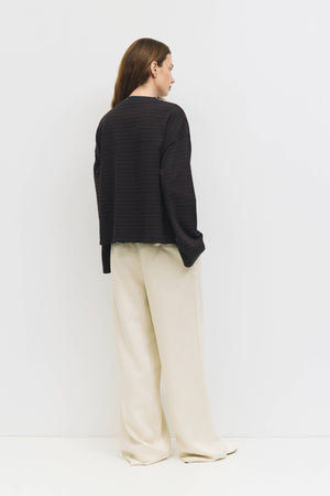 The Callahan Top | Brown + Navy