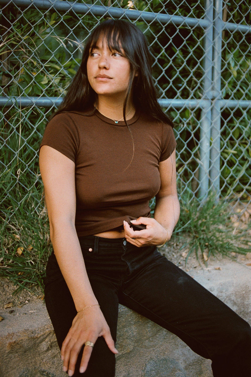 Bebe Organic Tee | Chocolate