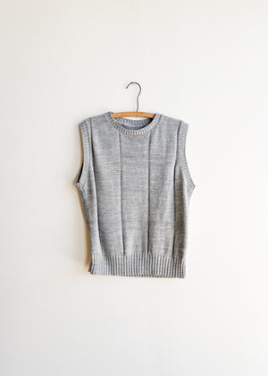 Grey Knit Vest