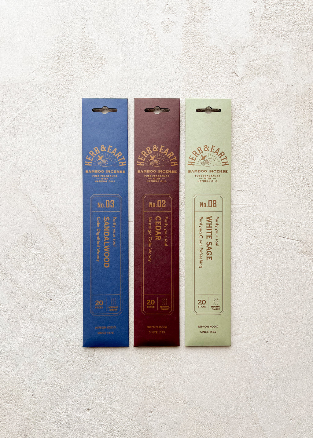 Herb & Earth Bamboo Incense Sticks