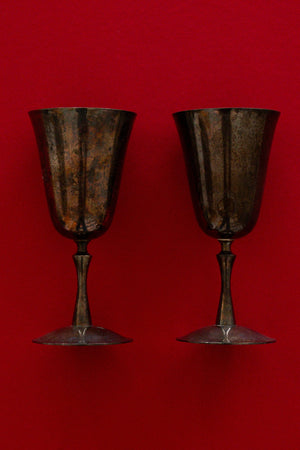 Silver Goblets Set