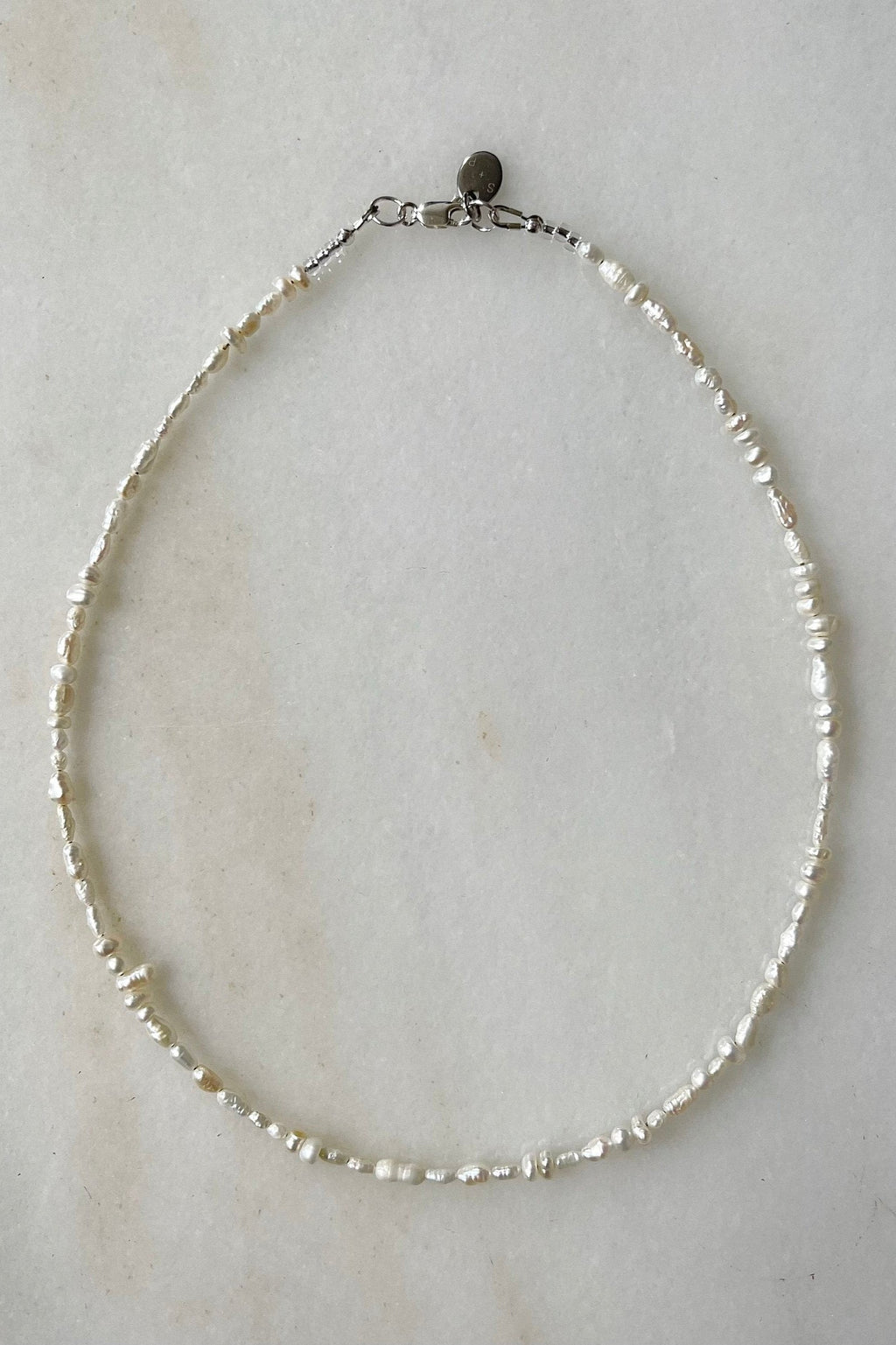 Mini Frosted Pearl Necklace