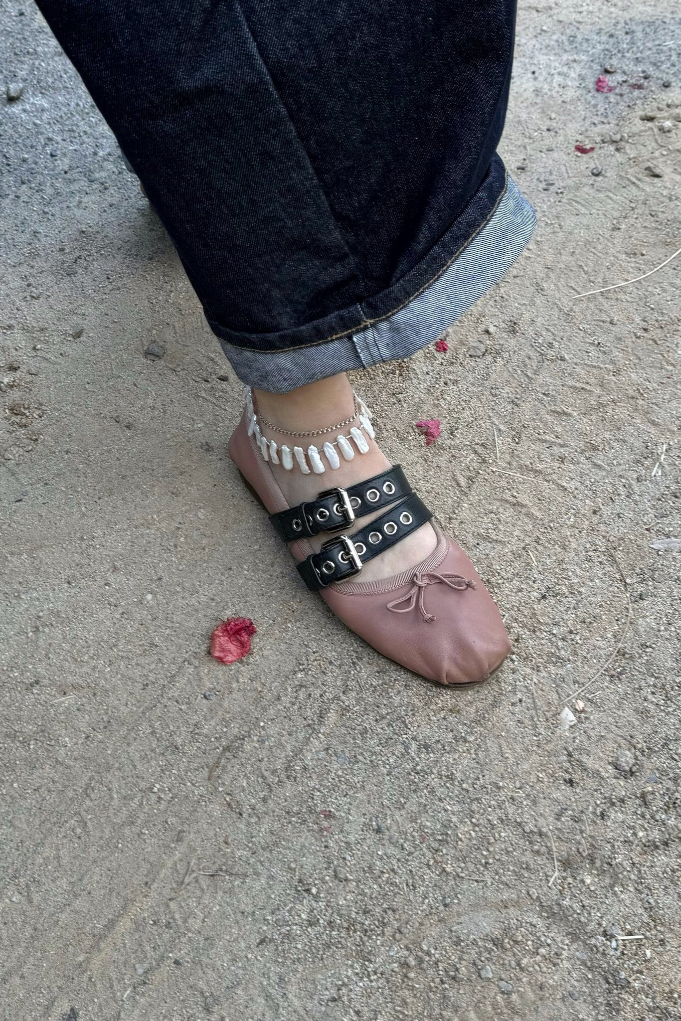 Biwa Pearl Anklet