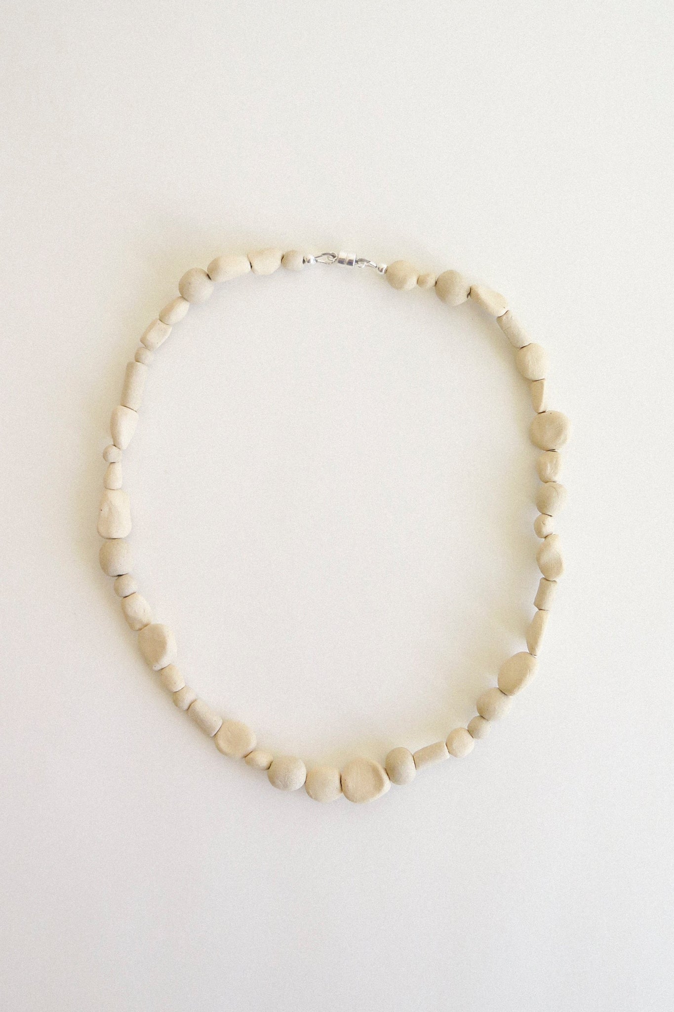 Erda Ceramic Necklace - Cream