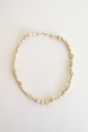 Erda Ceramic Necklace - Cream