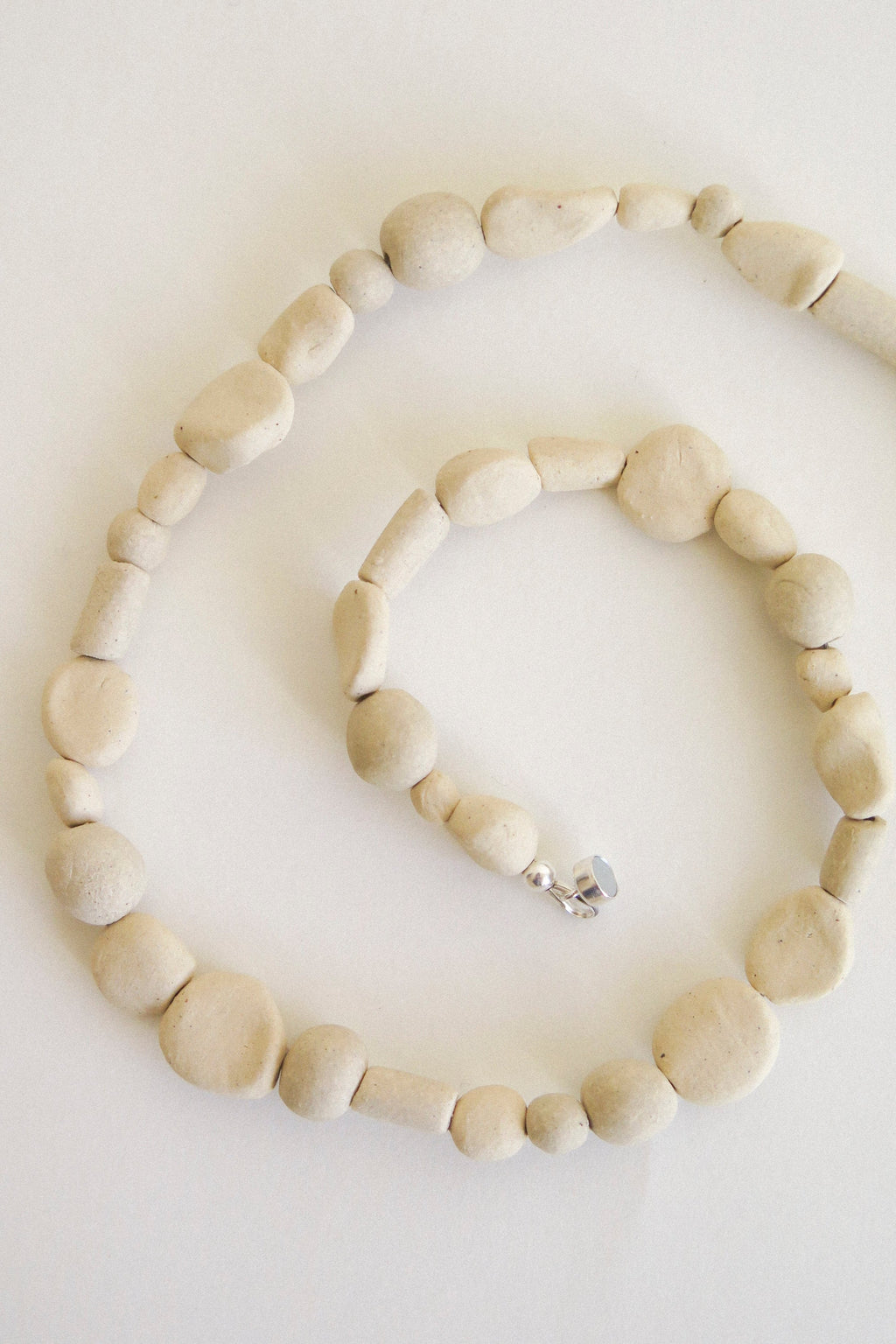 Erda Ceramic Necklace - Cream