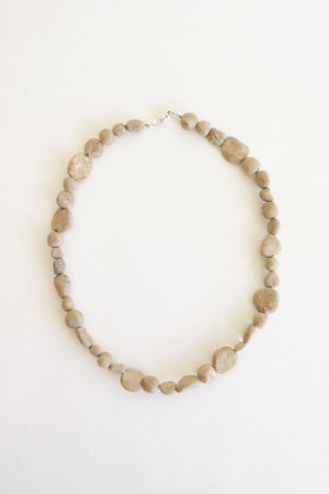 Erda Ceramic Necklace - Brown