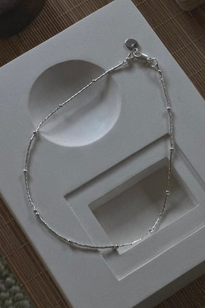 Sterling Beaded Necklace