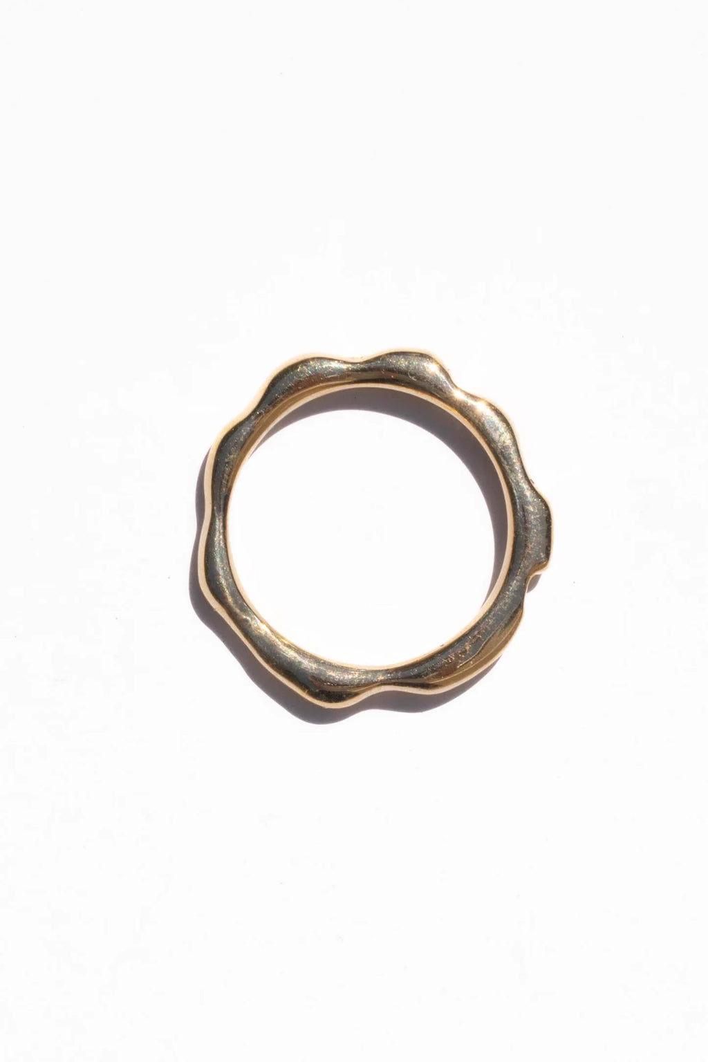 Solar Flare Ring | Brass