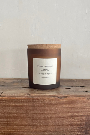 Oakmoss, Mushrooms + Rain Handcrafted Scented Soy Candle