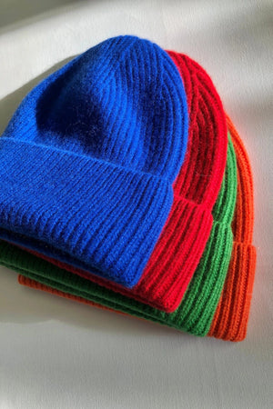 Merino Wool Beanie | Royal Blue